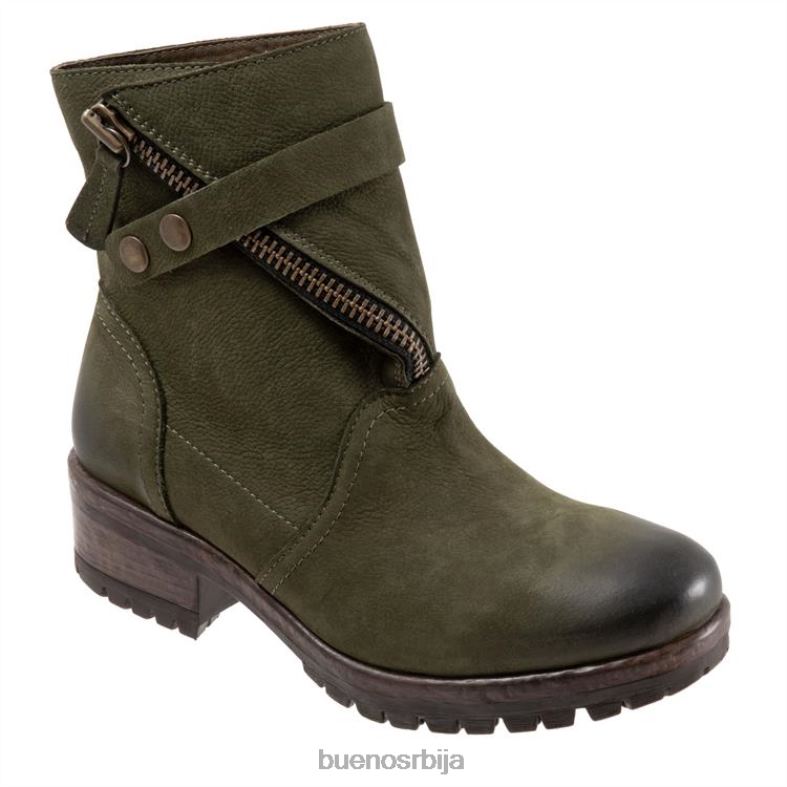 Жене Bueno Footwear брзо чизме стари каки нубук TN66245