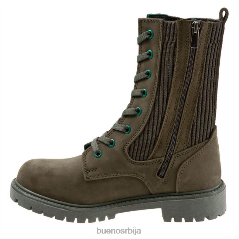 Жене Bueno Footwear стелла чизме армијски зелени нубук TN66264