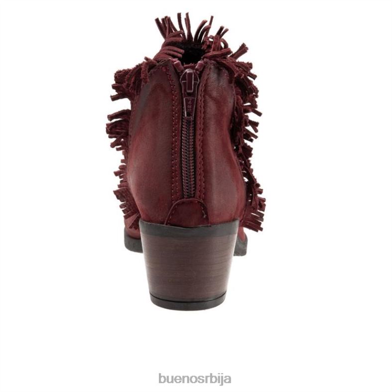 Жене Bueno Footwear Цатхи чизме тамноцрвени нубук TN66286