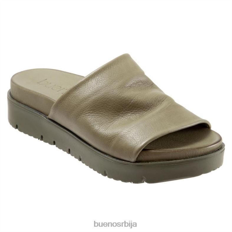 Жене Bueno Footwear прскање сандале жалфија TN662365