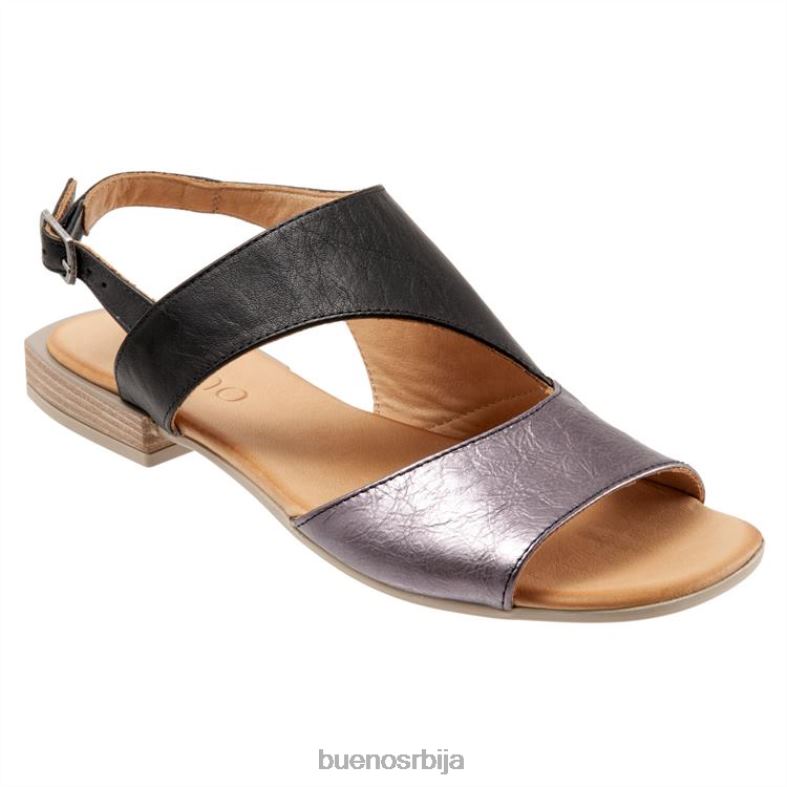 Жене Bueno Footwear алисса станови црни коситар металик TN662221